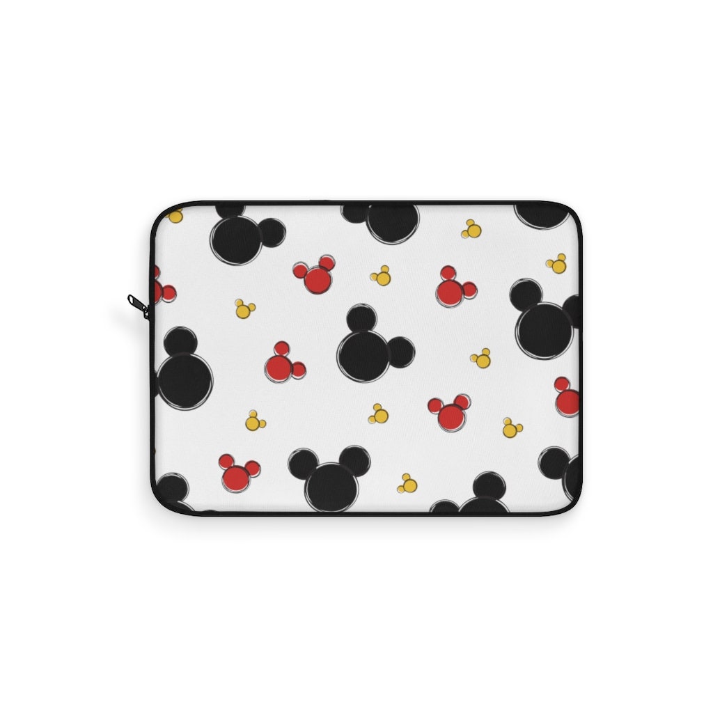 Discover Mickey All Over Laptop Sleeve, Disney Laptop Case, Disney Laptop Cover, Disney Office, Disney Desk Accessories, Disney Gift, Minnie Case