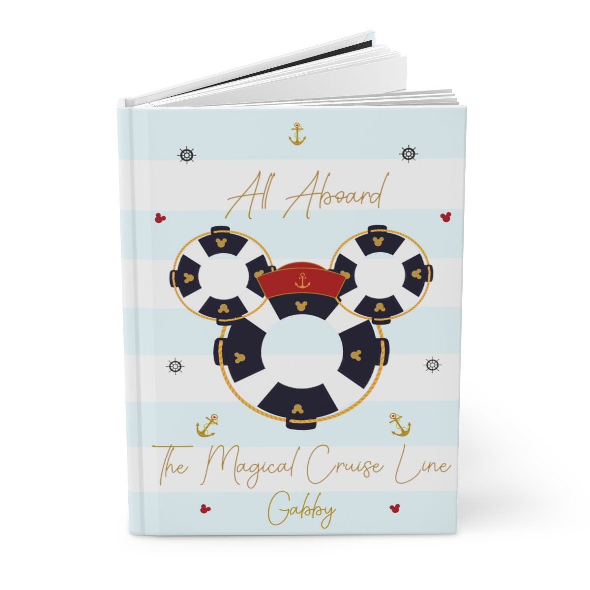 Mickey Mouse Disney Cruise Hardcover Journal