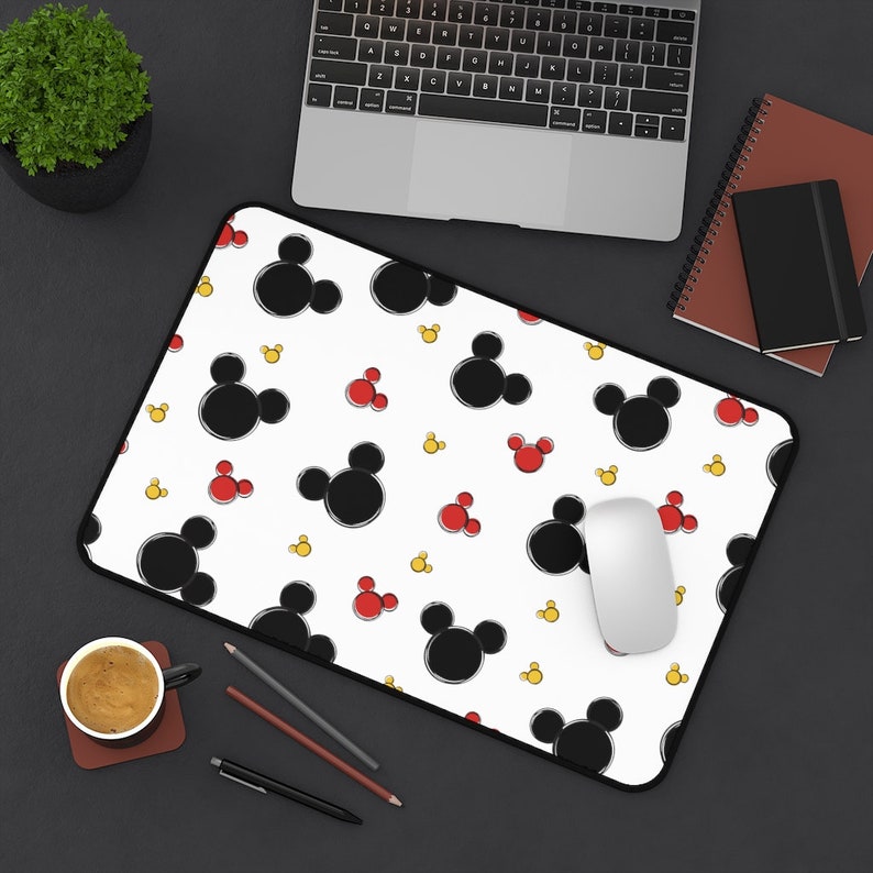 Disney Mickey Mouse Desk Mat Disney Office Decor Disney Etsy