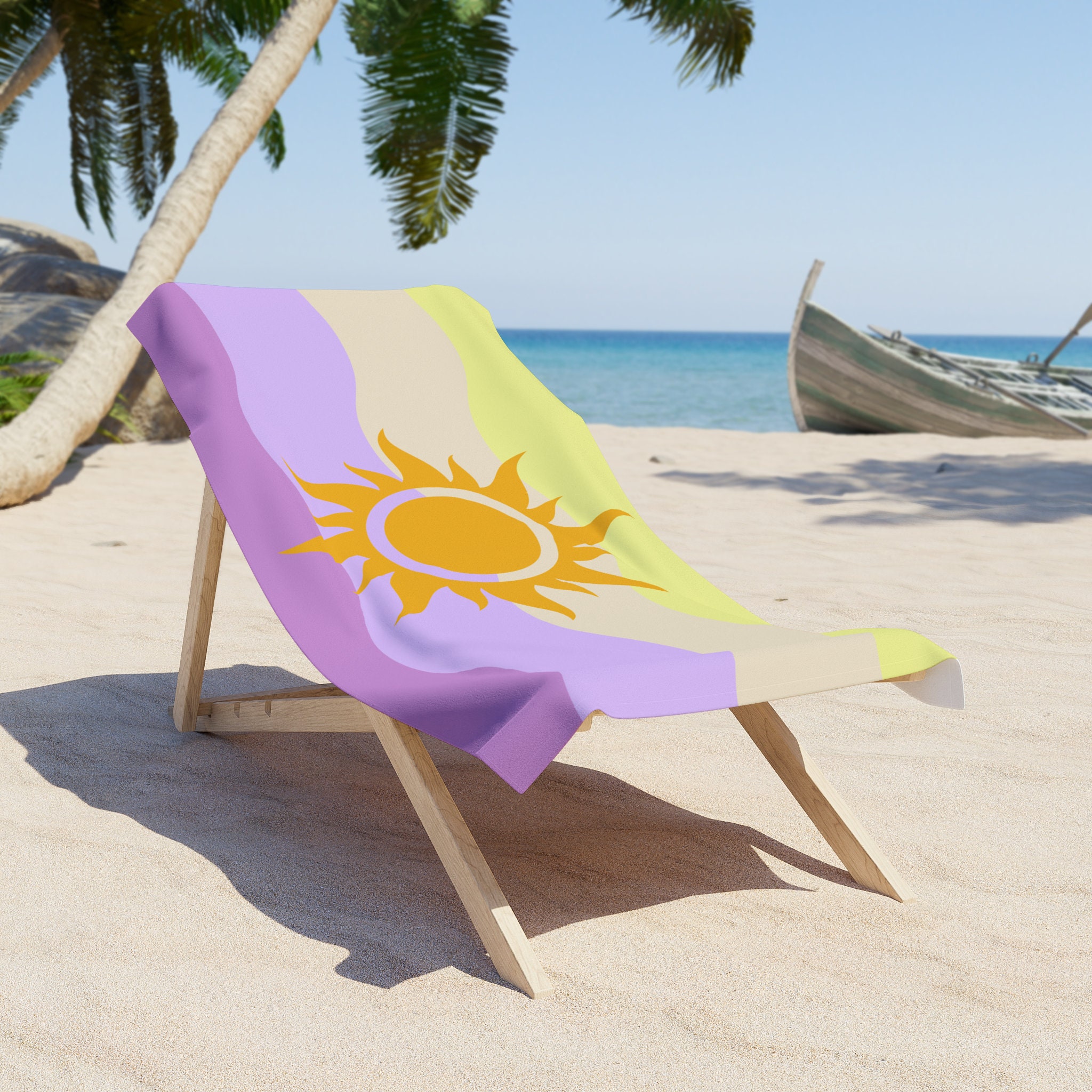 Rapunzel beach towel deals