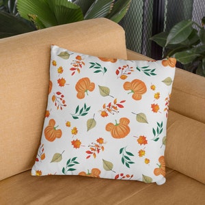 Cuscino zucca Disney, Topolino nascosto, Cuscino, Biancheria da letto Disney, Decorazioni per la casa Disney, Regalo Disney, Autunno, Halloween, Autunno, Decorazione del Ringraziamento