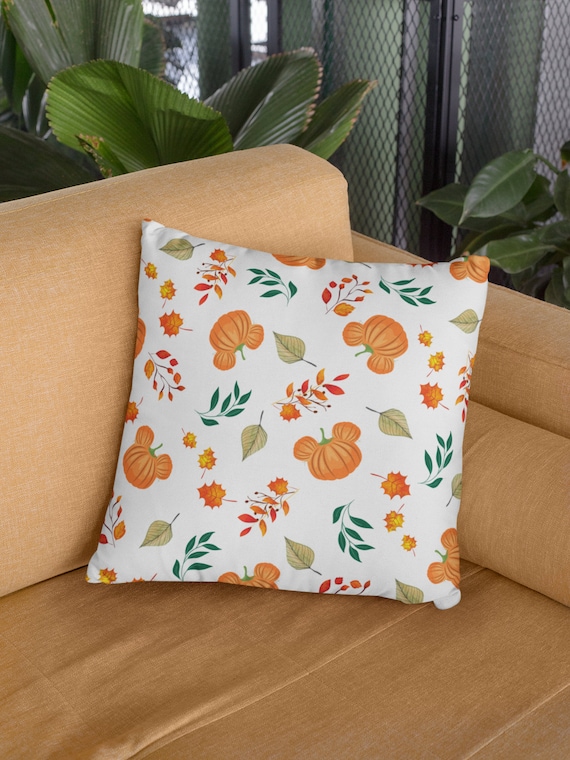 Disney Pumpkin Pillow, Hidden Mickey, Cushion, Disney Bedding, Disney Home  Decor, Disney Gift, Fall, Halloween, Autumn, Thanksgiving Decor 