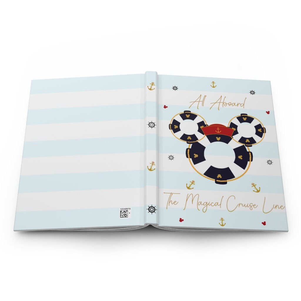Mickey Mouse Disney Cruise Hardcover Journal