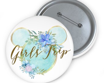 Disney Bachelorette Pin Button, Blue Minnie Pin Badge, Mickey Pin, Disney Pins, Disney Celebrating Badge, Wedding, Bride Pin, Personalized