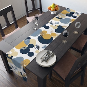 Corredor de mesa Boho da Marinha Mickey, cozinha Disney, decoração de casa Disney, jogo americano Mickey, roupa de mesa, decoração de mesa, talheres Disney, minimalista
