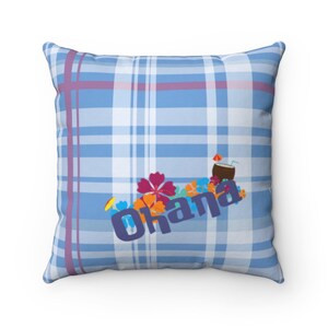 Ohana Throw Pillow, Lilo & Stitch Pillow, Disney Pillow, Mickey Cushion, Disney Cushion, Minnie Pillow, Disney Home Decor, Disney Bedding
