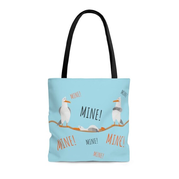 Finding Nemo Tote Bag Disney Book Bag Disney Shopping Bag Disney Luggage Dory Bag Pixar Bag Mine Mine Mine Just Keep Swimming Bag Etsy Canada