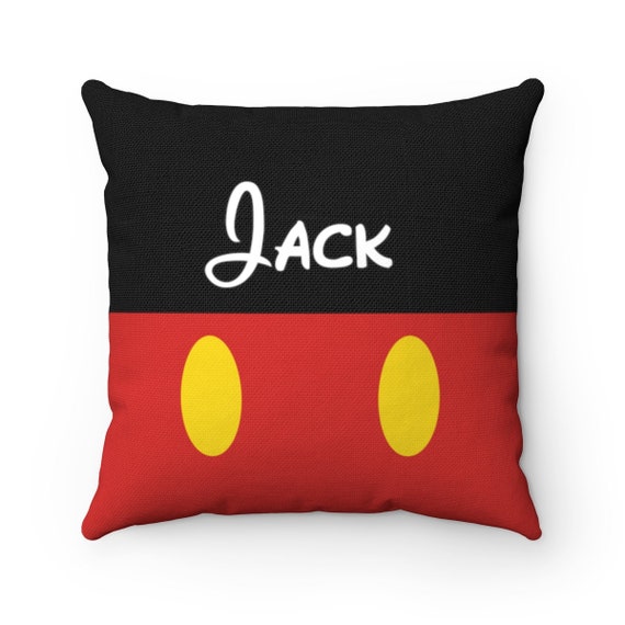 Disney Throw Pillow - Mickey Mouse Icons - Geometric