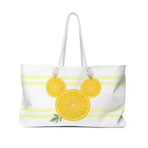 Mickey Orange Weekender Tasche, Mickey Fruit Bag, Disney Beach Bag, Mickey Pool Tasche, Overnight Bag, Cruise Bag, Disney Travel, Disney Geschenkidee
