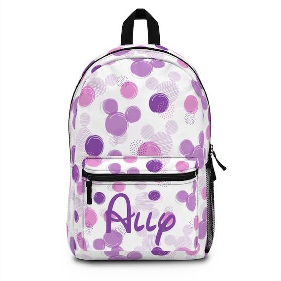 Purple disney backpack outlet