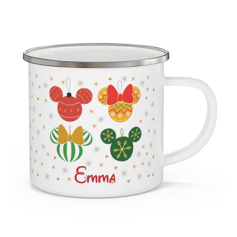 Personalized Kids Disney Christmas Mug Minnie Kids Mug Etsy