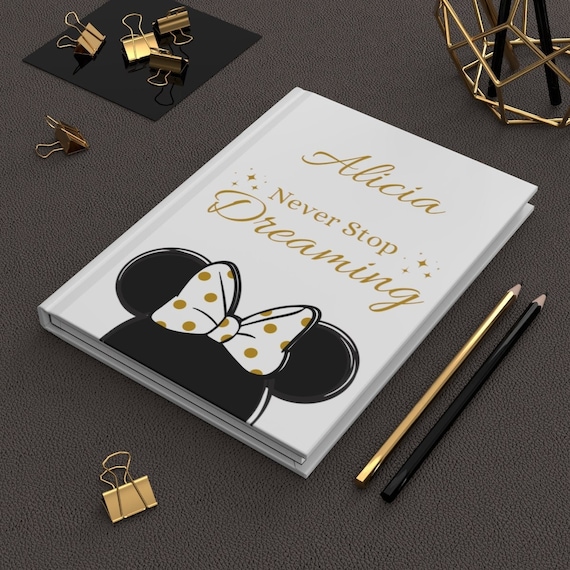 Disney Journal, Minnie Personalisierte Hardcover Notizbuch, Disney Büro,  Disney Zuhause, Disney Journal, Disney Geschenke, Magic Kingdom Book,  Mickey -  Österreich