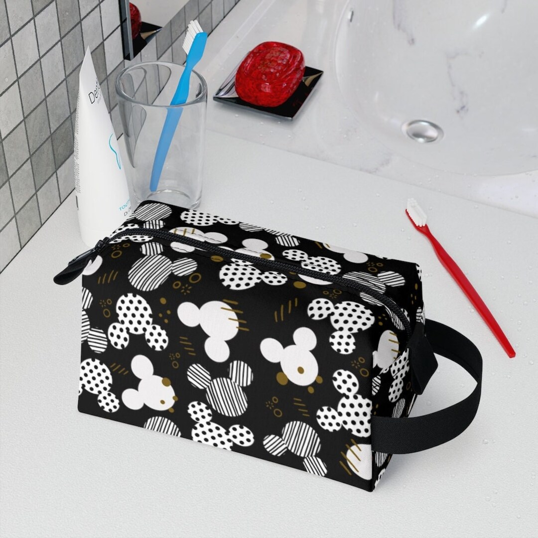 Hidden Mickey Toiletry Bag, Disney Cosmetic Bag, Travel Bag, Disney