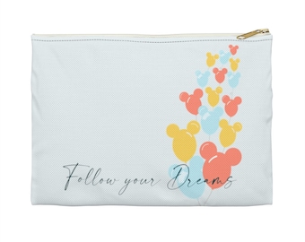 Mickey Balloons Accessory Pouch, Disney Cosmetic Bag, Mickey Bag, Disney Travel Bag, Disney Pencil Case, Disney Accessories, Disney Gift