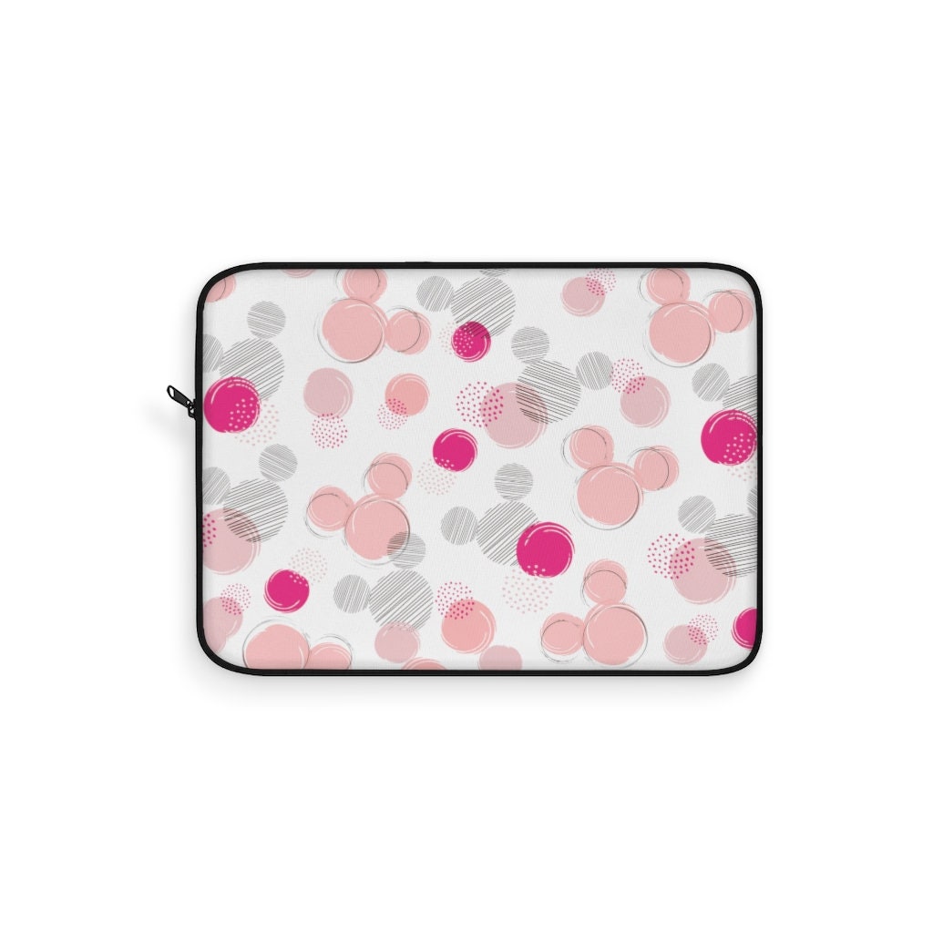 Discover Disney Polka Dot Laptop Sleeve, Disney Laptop Case, Disney Laptop Cover, Disney Office, Disney Desk Accessories, Disney Gift, Minnie Case