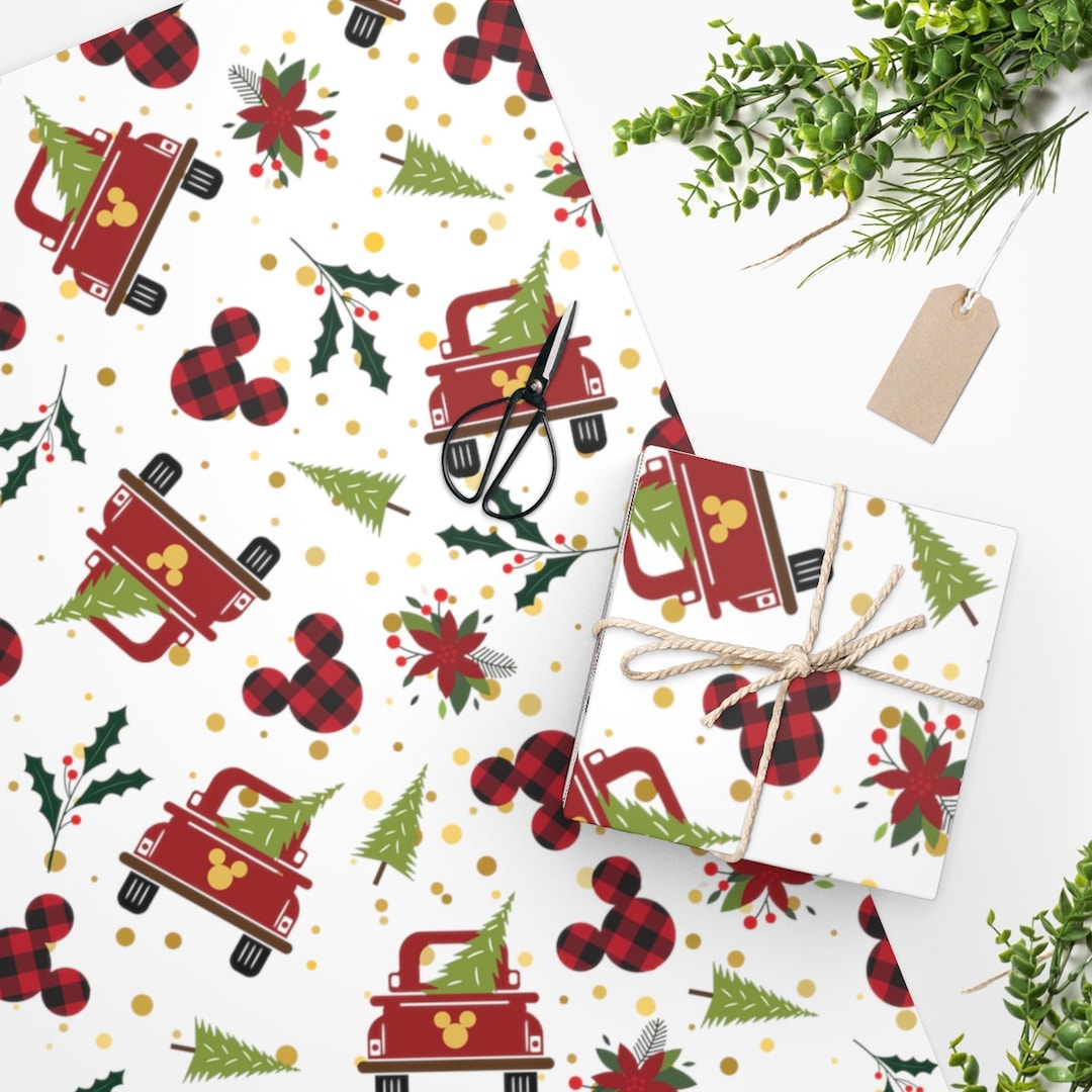 Disney Christmas Wrapping Paper 