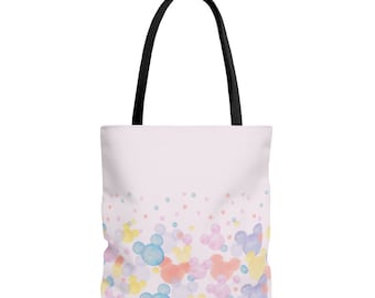 Colorido Mickey Tote Bag, Disney Book Bag, Disney Shopping Bag, Disney Luggage, Mickey Mouse Bag, Disney Vacation, Minnie Bag, Disney Gift