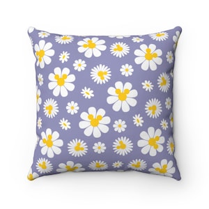 Disney Daisy Throw Pillow, Disney Pillow, Mickey Cushion, Disney Cushion, Minnie Pillow, Disney Home Decor, Disney Accessories, Daisy Duck