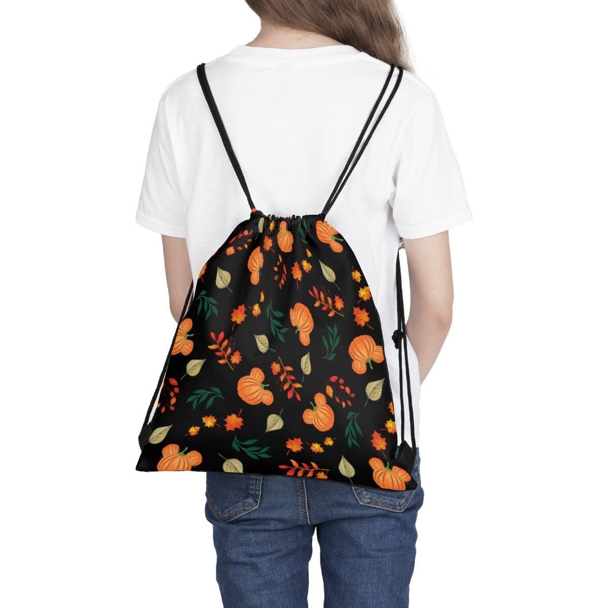 Halloween Drawstring Bags Etsy
