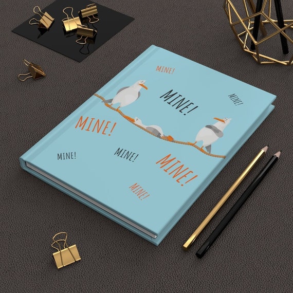 Finding Nemo Journal, Finding Dory, Nemo Seagulls, Mine, Disney Office, Disney Home, Disney Desk, Just Keep Swimming Journal, Disney Journal