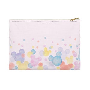 Colorful Mickey Accessory Pouch, Disney Cosmetic Bag, Mickey Bag, Disney Travel Bag, Disney Pencil Case, Disney Accessories, Disney Gift