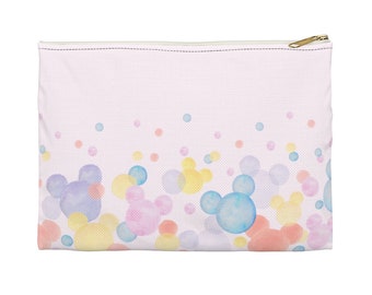 Colorful Mickey Accessory Pouch, Disney Cosmetic Bag, Mickey Bag, Disney Travel Bag, Disney Pencil Case, Disney Accessories, Disney Gift