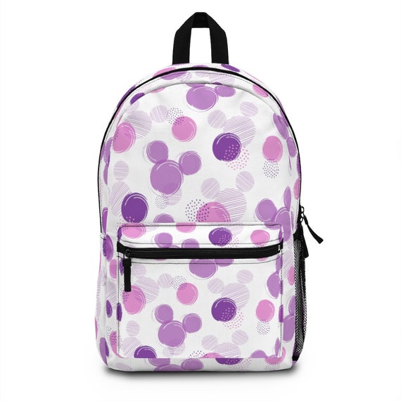 Disney Polka Dot Kids Backpack - Green and Purple Original Disney Minnie Mouse Pink Kids Backpack with Polka  main image 4