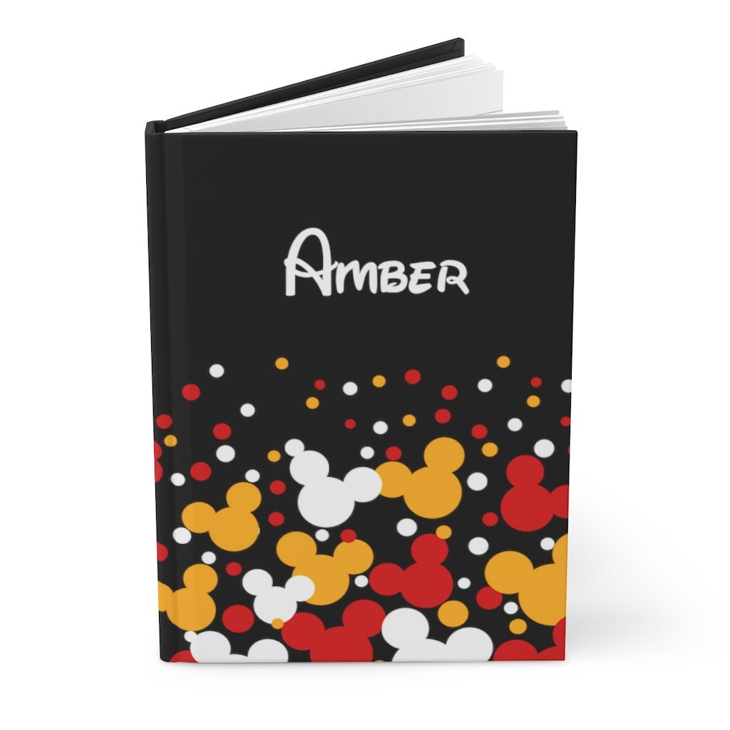 Personalized Mickey Mouse Disney Hardcover Journal