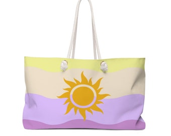 Verworrene Weekender Tasche, Disney Prinzessin Tasche, Disney Strandtasche, Mickey Pool Tasche, Übernachtungstasche, Kreuzfahrt Tasche, Disney Reise, Geschenk, Rapunzel Tasche
