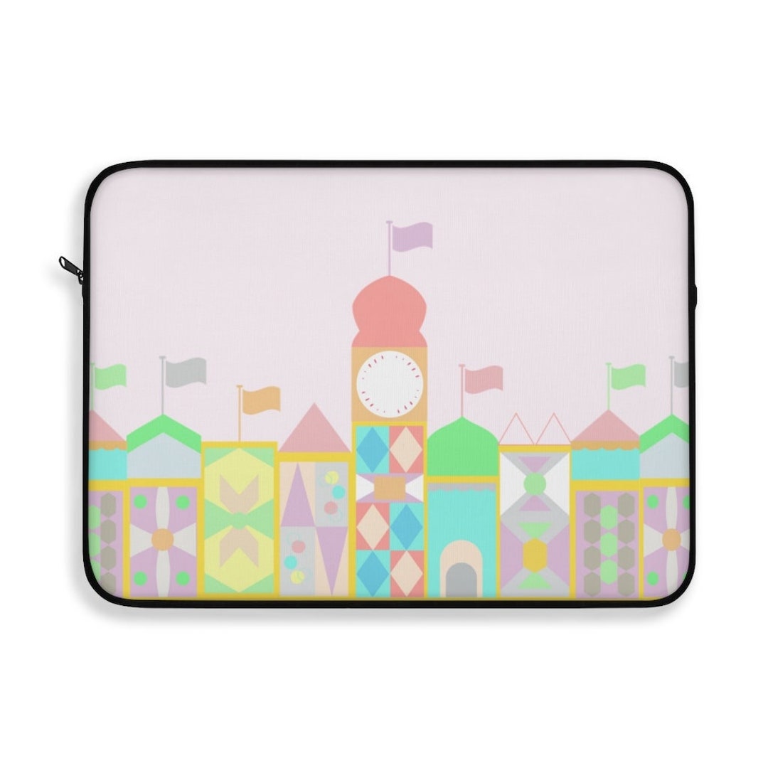 It's a Small World Laptop Sleeve, Disney Laptop Case, Disney Laptop