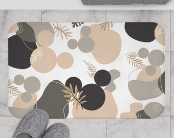 Disney Boho Bath Mat, Anti-Slip Rug, Bathroom Decor, Home Decor, Bathroom Rug, Bathroom Collection, Hidden Mickey, Housewarming Gifts