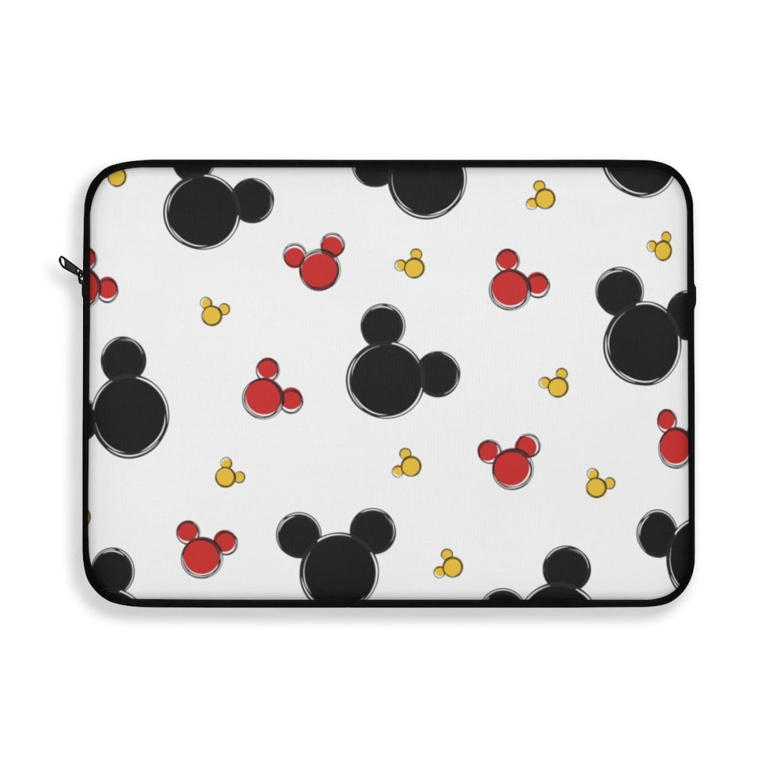 Mickey All Over Laptop Sleeve Disney Laptop Case Disney Etsy