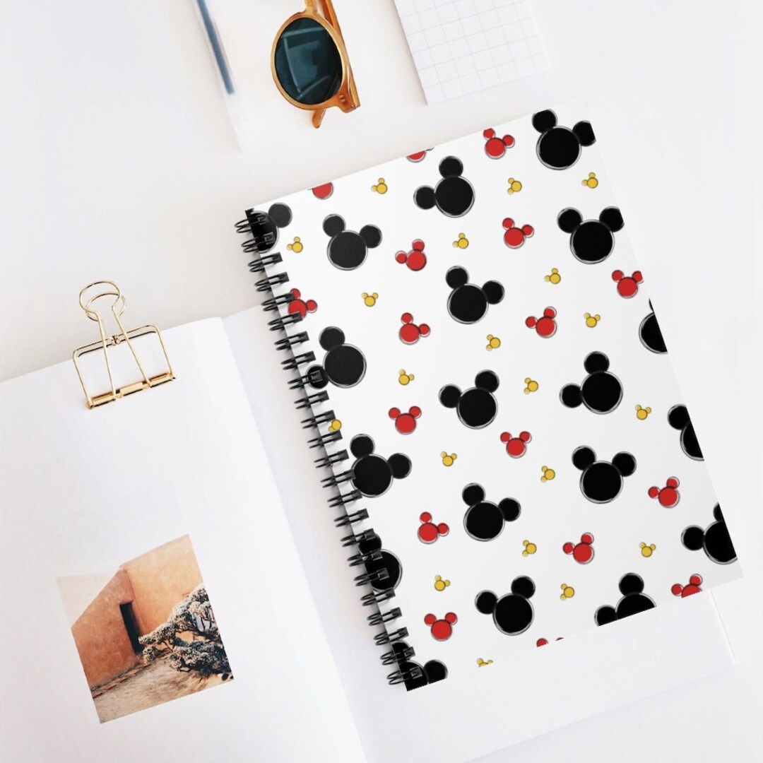 Disney Notebook, Mickey Mouse Notebook, Disney Office, Disney Home
