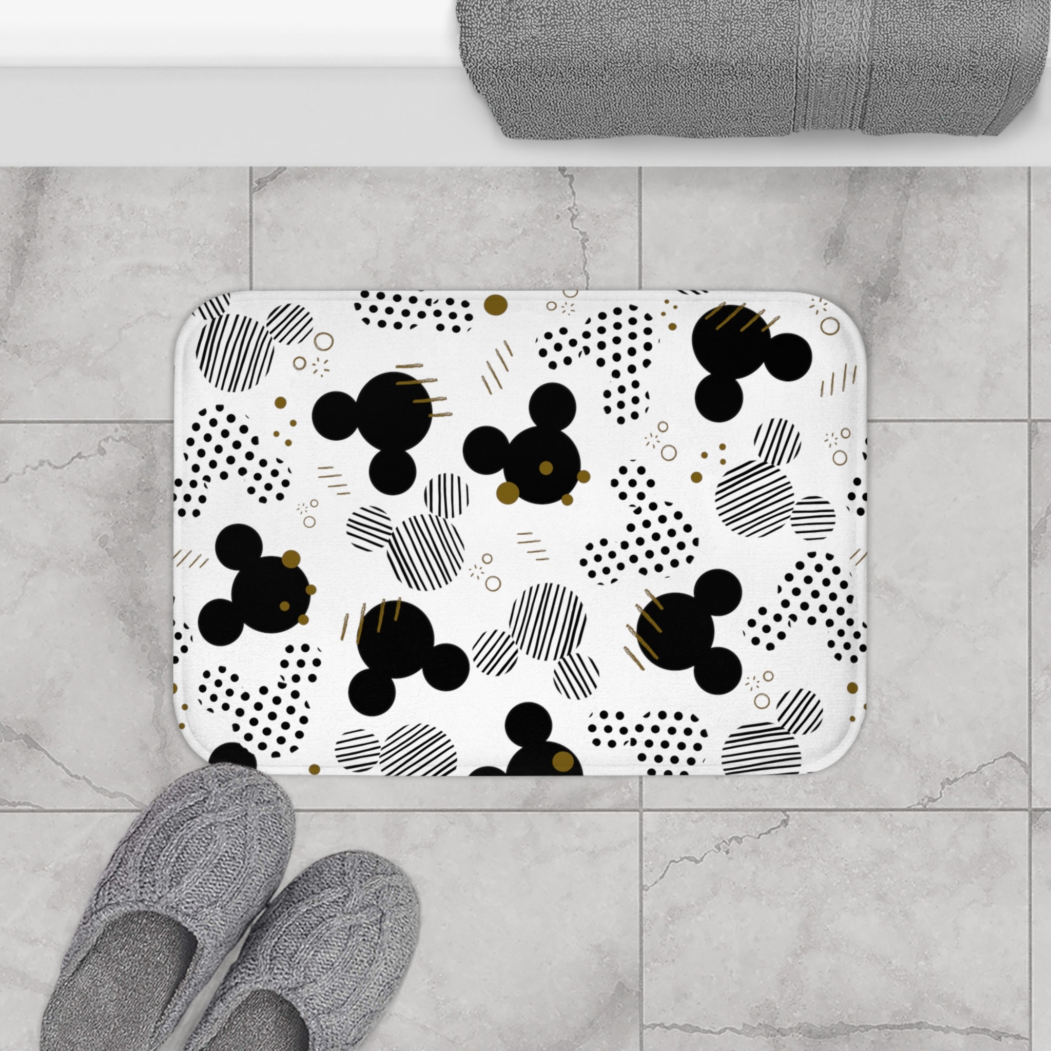 Mickey Mouse Disney Bath Mat, Disney Bathroom Decor sold by Delly ...