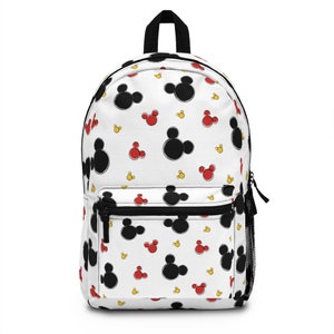 Disney Backpack, Disney All Over Print Backpack, Disney School Bag, Disney Vacation Bag, Disney Park Bag, Theme Park Bag, Disney Travel Bag