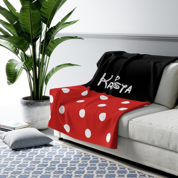 Red minnie best sale mouse blanket