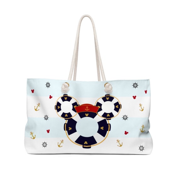 Mickey Cruise Weekender Mickey Nautical Bag Disney Strandtasche Mickey Pool Tasche Overnight Bag Cruise Bag Disney Travel Fish Extender Etsy
