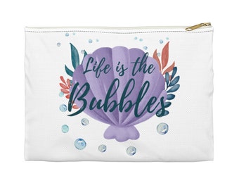 Life is the Bubbles Accessoire Tasche, Ariel Kosmetiktasche, Kleine Meerjungfrau Tasche, Disney Tasche, Disney Federmäppchen, Disney Accessoires, Disney Geschenk