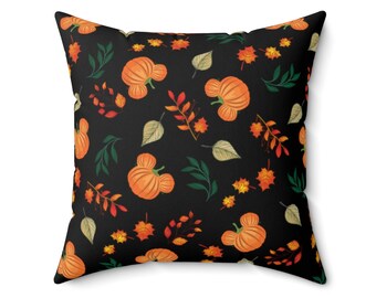 Disney Pompoen Kussenhoes, Verborgen Mickey, Kussen, Disney Beddengoed, Disney Home, Kinderkamer Decor, Disney Gift, Herfst, Halloween, Herfst, Gooien