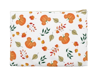 Disney Pumpkin Accessory Pouch, Disney Makeup Bag, Mickey Travel Pouch, Disney Accessory Bag, Disney Cosmetic Bag, Halloween, Fall, Autumn