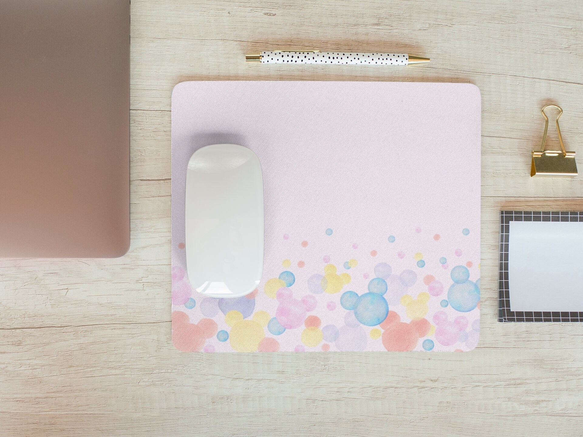 Colorful Mickey Mouse Pad Mickey Mouse Pad Disney Office Etsy