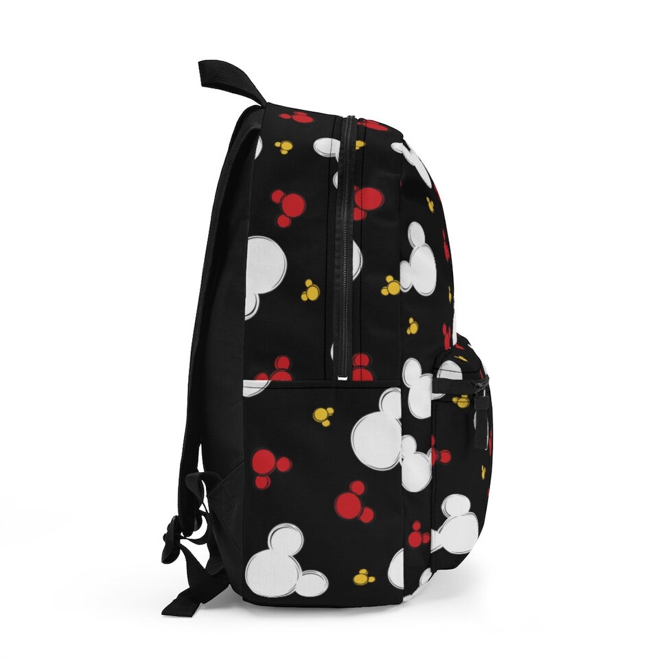 Disney Black Backpack, Disney All Over Print Backpack, Disney School ...