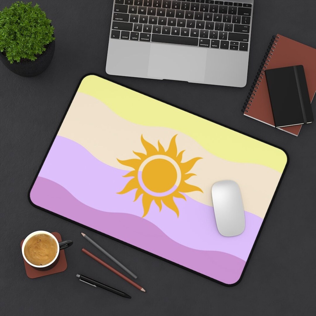 Disney Tangled Desk Mat, Disney Office Decor, Disney Mouse Pad, Disney ...