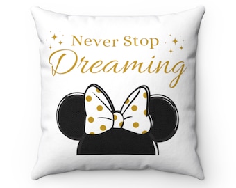 Disney Minnie Throw Pillow, Disney Pillow, Mickey Cushion, Disney Cushion, Mickey Pillow, Disney Home Decor, Disney Accessories, Disney Gift