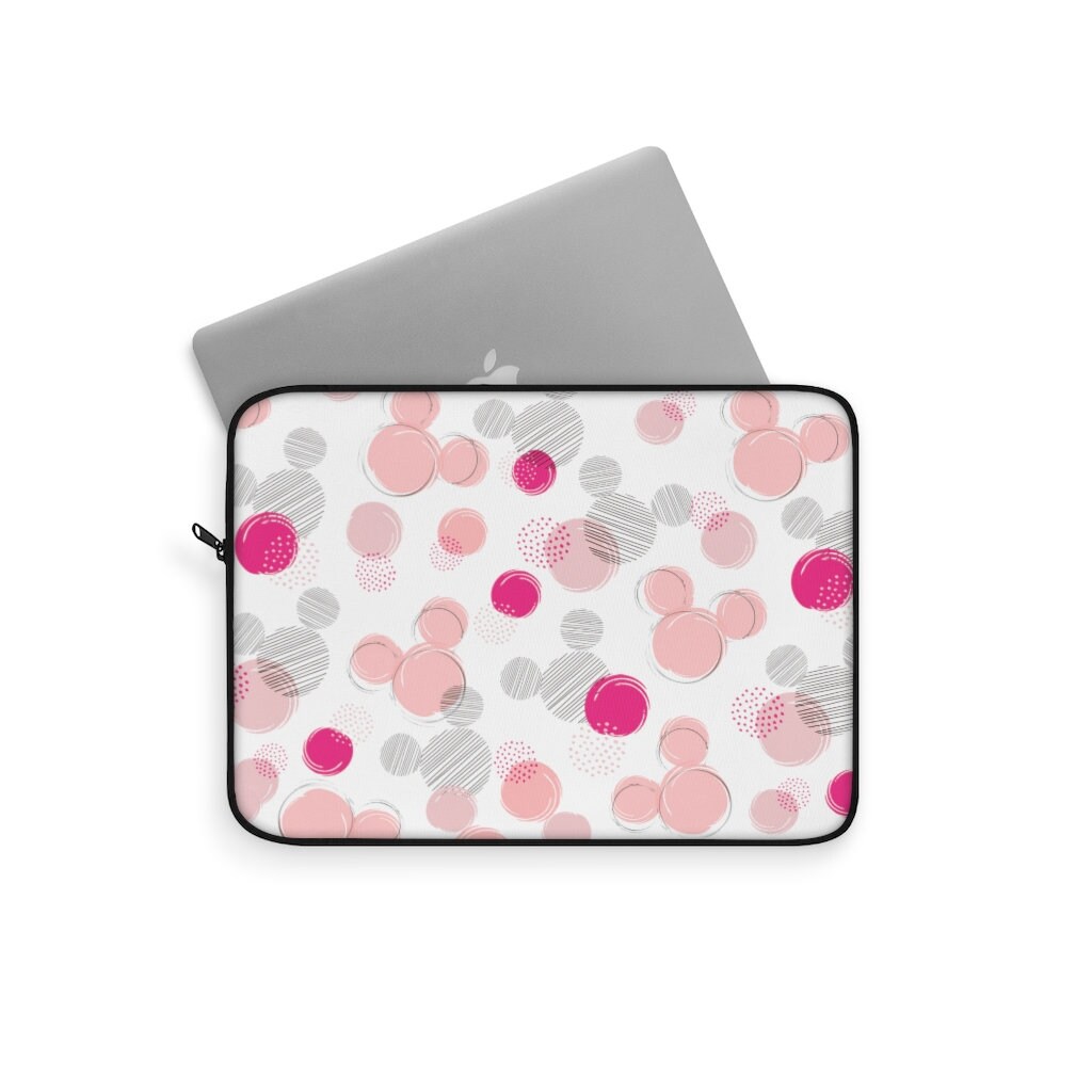 Discover Disney Polka Dot Laptop Sleeve, Disney Laptop Case, Disney Laptop Cover, Disney Office, Disney Desk Accessories, Disney Gift, Minnie Case