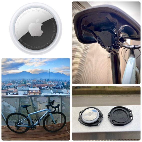 Sillín de bicicleta Soporte AirTag // Protege tu increíble Etsy España