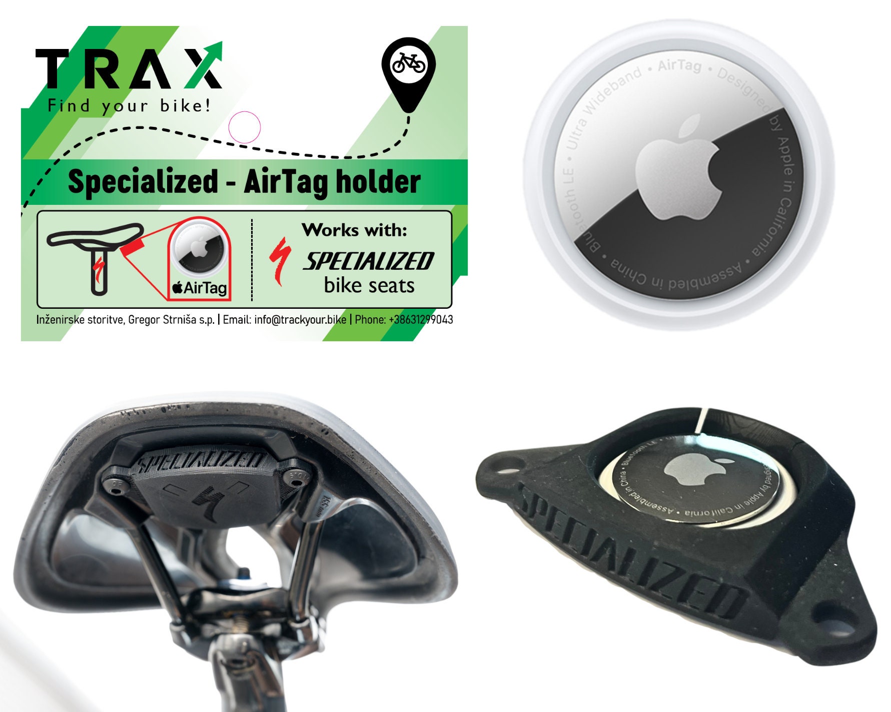 Specialized Apple AirTag Holder Protect Your Amazing Bike Etsy