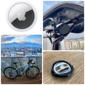 Bike saddle - Apple AirTag holder || Protect your amazing bike!