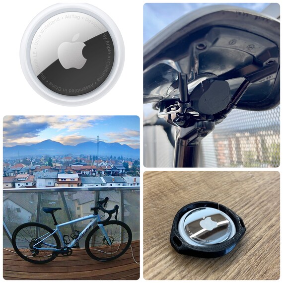 Bike Saddle Apple AirTag Holder Protect Your Amazing Bike Etsy