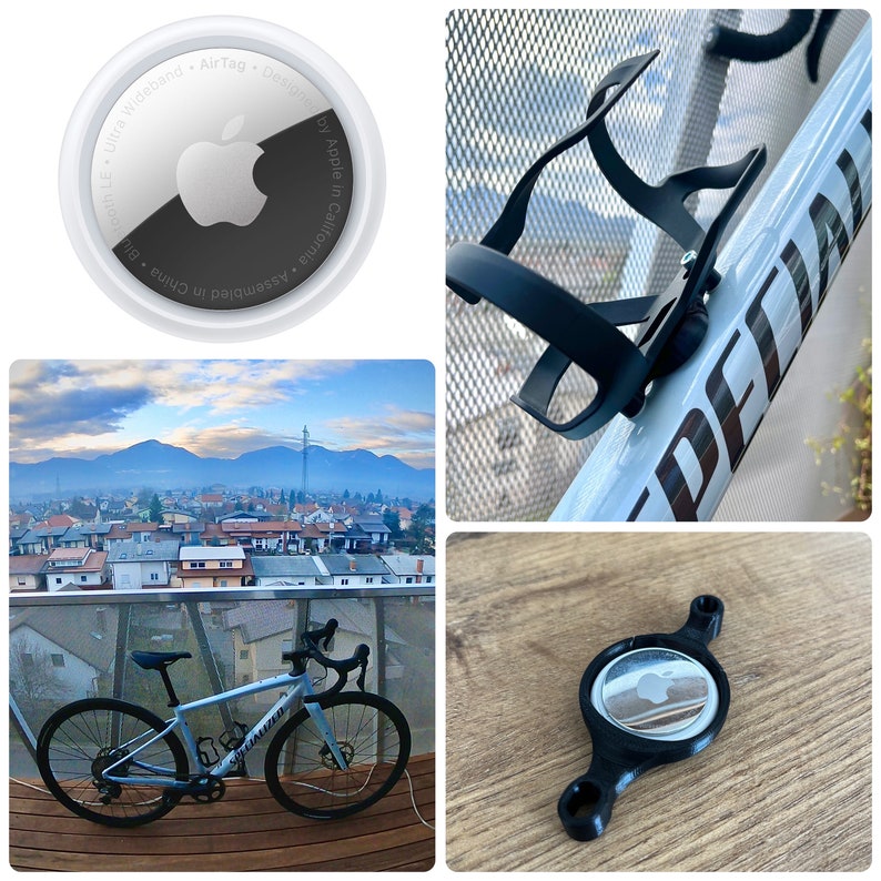 Bike Bottle Cage Apple Airtag Holder Protect Your Amazing Etsy